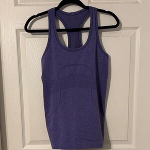 Lululemon Swiftly Tech Racerback Size 6 Heathered Power Purple